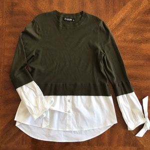 7th Avenue New York and company layered sweater